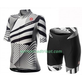 Fahrradbekleidung Radtrikot Kurzarm + Radhose Kurze 2020 Castelli Sublime Damen N002